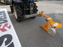 single furrow plough with gauge wheel for tractors like yanmar iseki dp 20