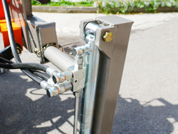 hydraulic forestry crane with log grapple for tractor crab 3000