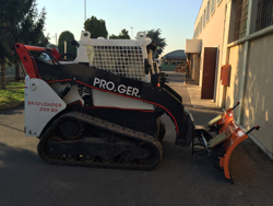 snow plow for up to 3 0 ton skid steer loaders ln 220 m