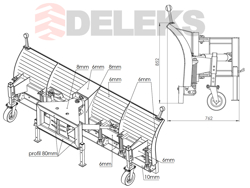 snowplough for telehandlers manitou ssh 04 2 6 manitou