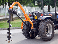 post hole digger for tractor with pto shaft mod l 50