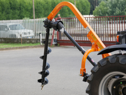 post hole digger for tractor with pto shaft mod l 50
