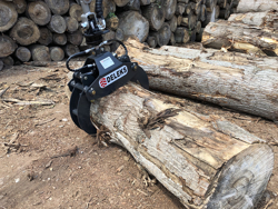 log grapple with rotator for mini diggers and forest cranes dk 10 gr 10