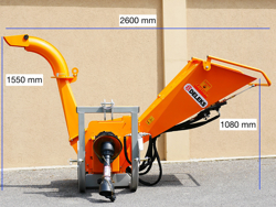 drum bio wood chipper for tractor dk 1300