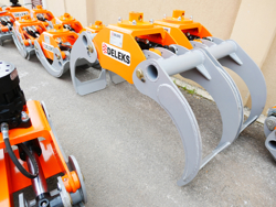 log grapple mini diggers forest crane or manure loading dk 16