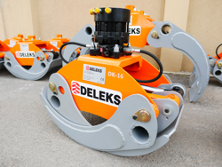 log grapple with fixed rotator for quick linkage dk 16 gr 55ff