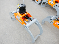 log grapple with fixed rotator for quick linkage dk 16 gr 55ff