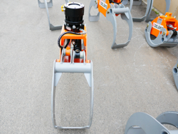 log grapple with fixed rotator for quick linkage dk 11 gr 30ff