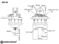 log grapple with pendulum rotator dk 11c gr 30