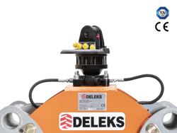log grapple with fixed pendulum rotator for minidiggers and forest cranes dk 16 gr 30f