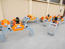 log grapple with fixed pendulum rotator for minidiggers and forest cranes dk 16 gr 30f