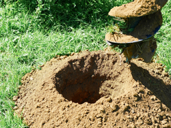 post hole digger for traktor with hydraulic system l 50h