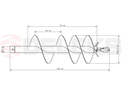 auger ø 300mm post hole digger