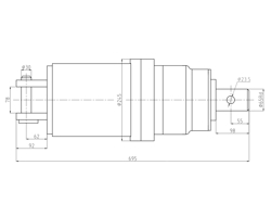 hydraulic earth drill for mini excavator zhd245