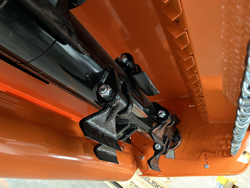 forestry mulcher of 100cm for mini excavators hydraulic shredder mod arh 100