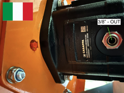 forestry mulcher of 80cm for mini excavators hydraulic shredder mod arm 80