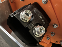 forestry mulcher of 80cm for mini excavators hydraulic shredder mod arm 80