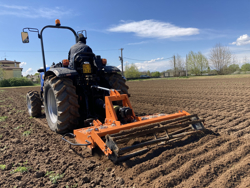 adjustable power harrow for tractors kr 120