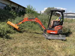 forestry mulcher of 60cm for mini excavators hydraulic shredder mod ars 60