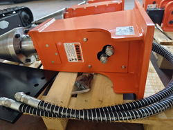 screw log splitter for mini excavator lsp40