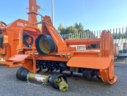 medium heavy rotavator tiller for tractor working width 125cm manuall sideshift mod dfm 125