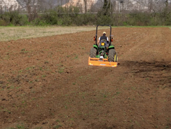 medium heavy rotavator tiller for tractor working width 125cm manuall sideshift mod dfm 125