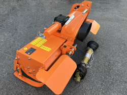 medium heavy rotavator tiller for tractor working width 125cm manuall sideshift mod dfm 125