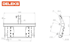 snowblade with 3 point linkage for tractor ln 175 c