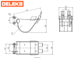 bucket for miniexcavator 300 s100