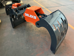 stone and sorting grapple for mini diggers and forest cranes dkp 15