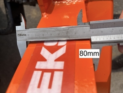 hey bale fork for small traktors dk 6