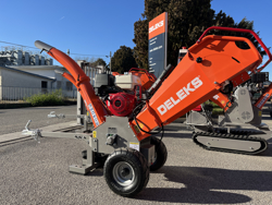 petrol chipper shredder woodchipper with engine dk 800 honda