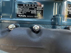 minidumper kubota engine m8000