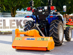 mulcher for compact tractors 80cm shredder mower with hammers lince 80