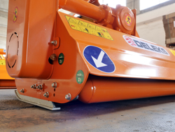 mulcher for compact tractors 80cm shredder mower with hammers lince 80