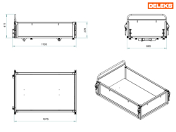 load bed for wheelbarrow xe500h