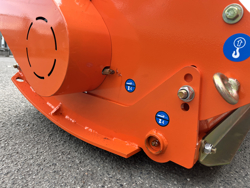 adjustable sideshift flail mower for 50 90hp tractors shredder mulcher tigre 180