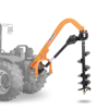 post hole digger for tractor with interchangeable tips augers