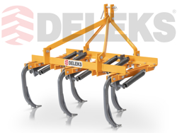 cultivateur déchaumeur 5 dents largeur 120cm pour tracteur kubota iseki etc mod de 120 5