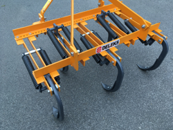 cultivateur déchaumeur 5 dents largeur 120cm pour tracteur kubota iseki etc mod de 120 5