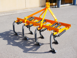 cultivateur à dents d oie ou dents droites largeur 165cm pour tracteur agricole mod de 165 7 v