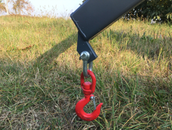 grue hydraulique pour micro tracteurs comme kubota iseki mod el 200