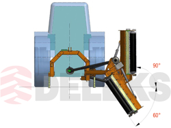 broyeur d accotement polyvalent alce 140 avec cardan