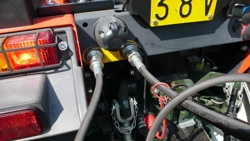 godet de 180cm hydraulique pour tracteur avec attelage 3 points standart mod pri 180 h