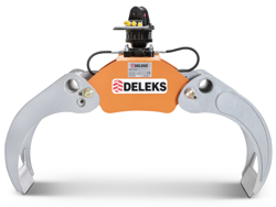 grappin avec rotateur 3 tonnes pour pelles et grues mod dk 16 gr 30f