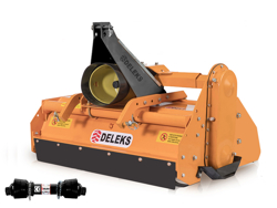 rotovator mélangeur de litière pour tracteur pavo 140