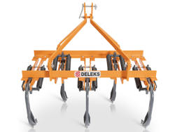 cultivateur déchaumeur 5 dents largeur 120cm pour tracteur kubota iseki etc mod de 120 5