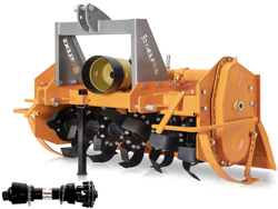 fraise rotative lourde pour tracteur série professionnelle modèle dfh 135