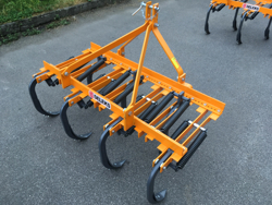 cultivateur 7 dents pour tracteur largeur 169cm pour préparation du sol mod de 165 7