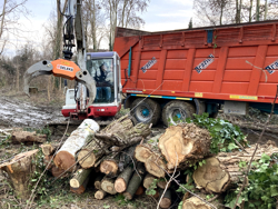 grappin avec rotateur 3 tonnes pour pelles et grues mod dk 16 gr 30f